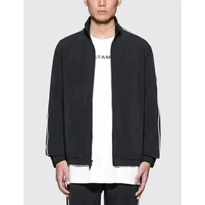 STAMPD 2K TRACK JACKET Black with white piping on sleeves  | M